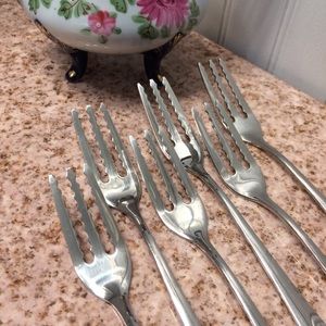 Vintage Flatware Stainless Steel spaghetti forks